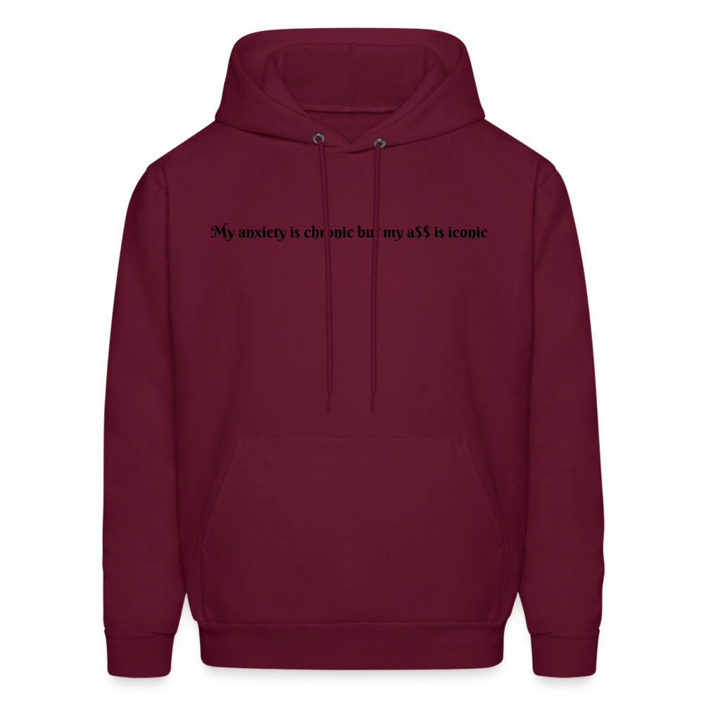 Joke Hoodie - burgundy