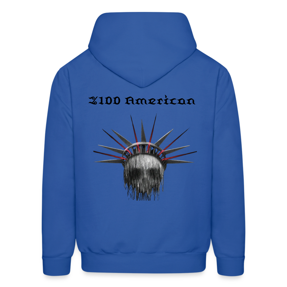 Most American  Hoodie - royal blue