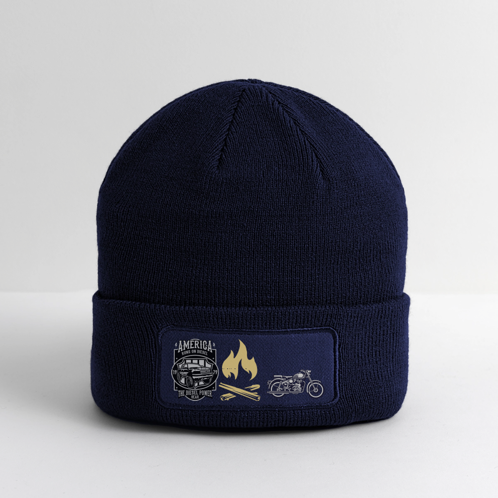 Patch Beanie - navy