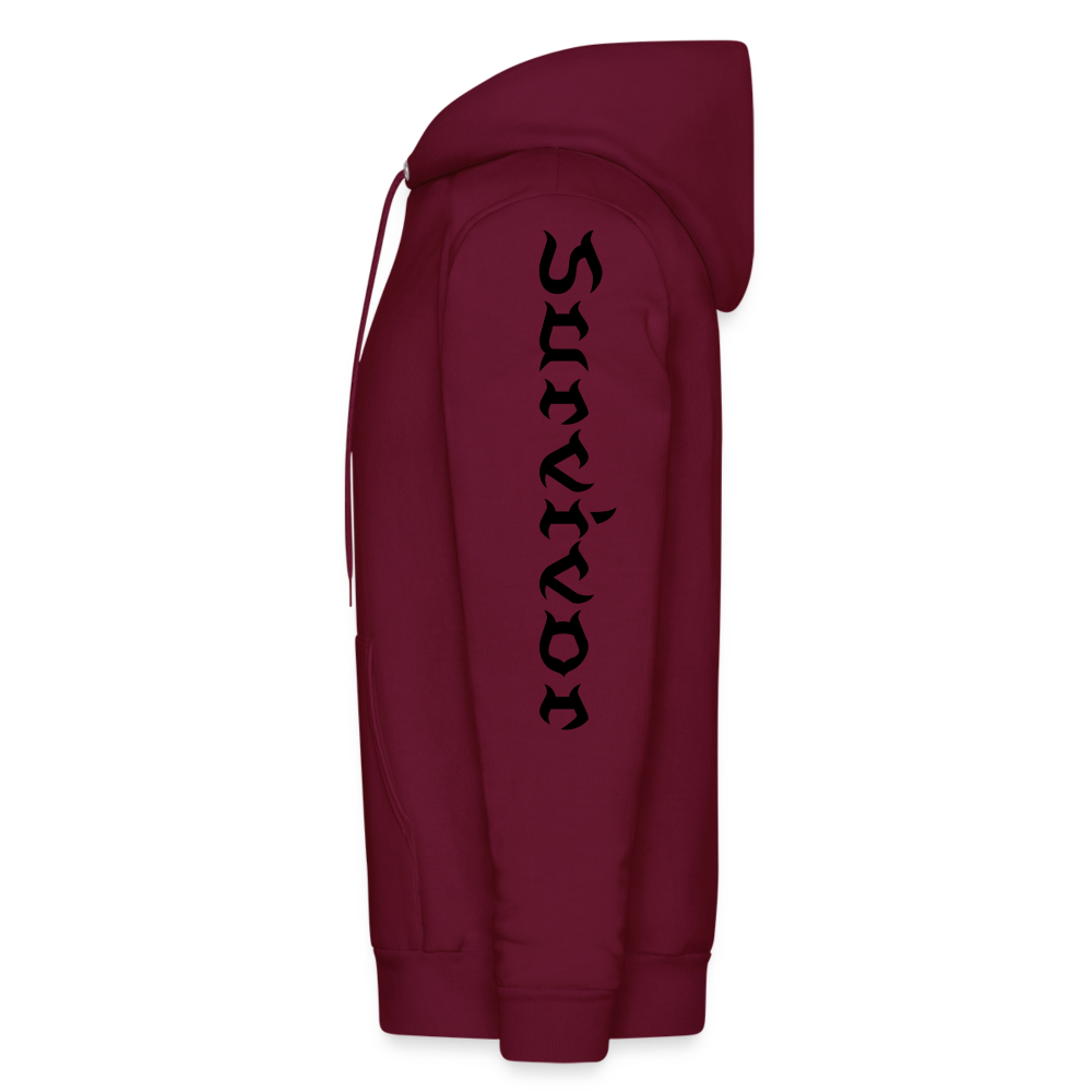 Men's Hoodie - burgundy