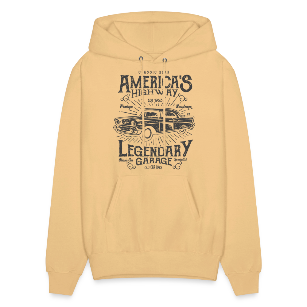 Most American  Hoodie - light gold 