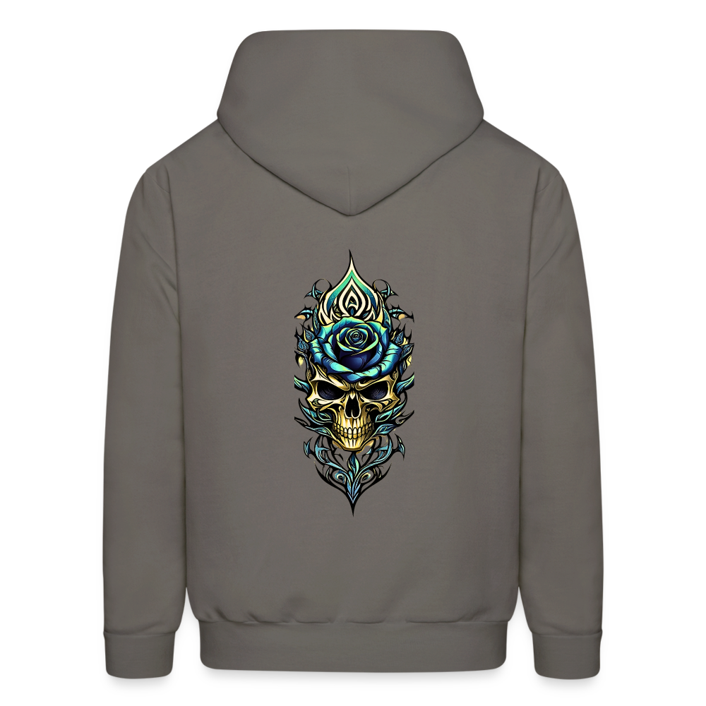 Roses Hoodie - asphalt gray