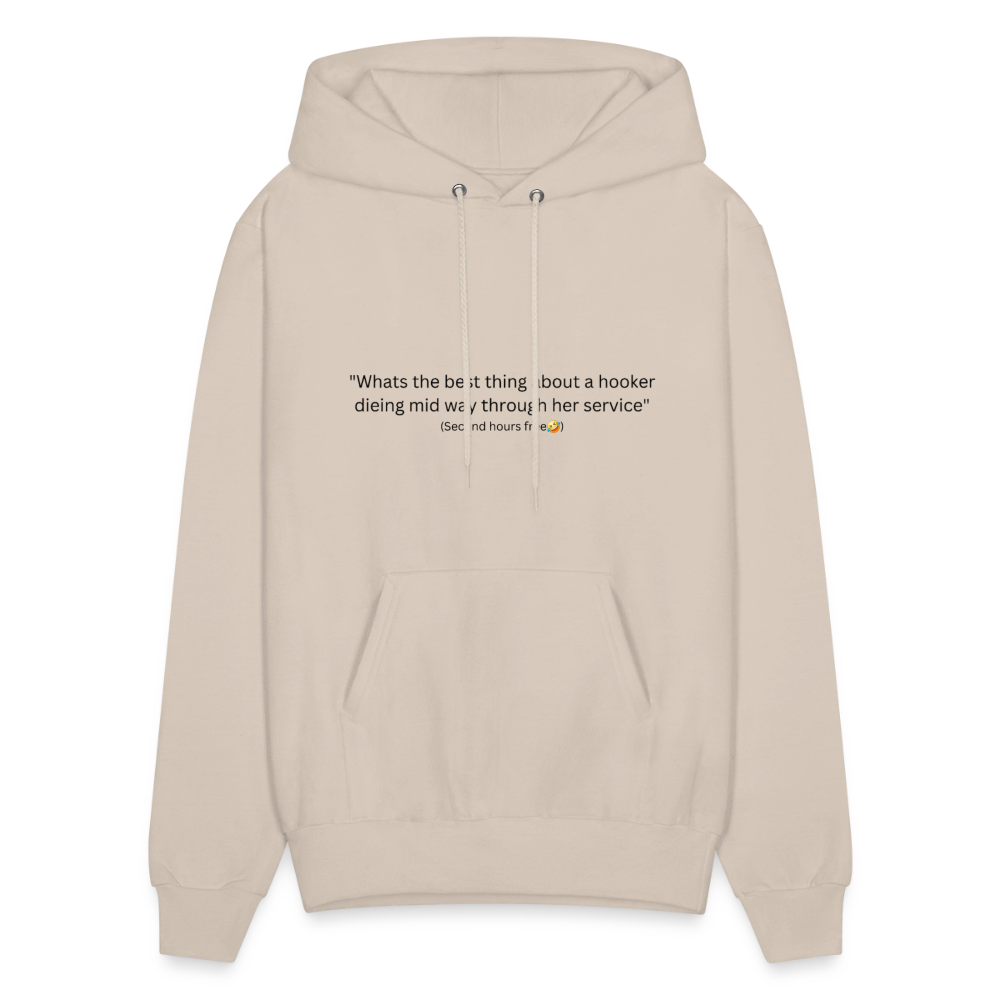 Hooker joke hoodie - Sand