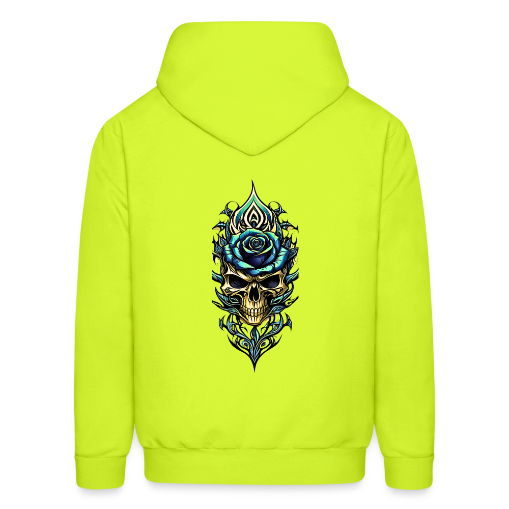 Roses Hoodie - safety green