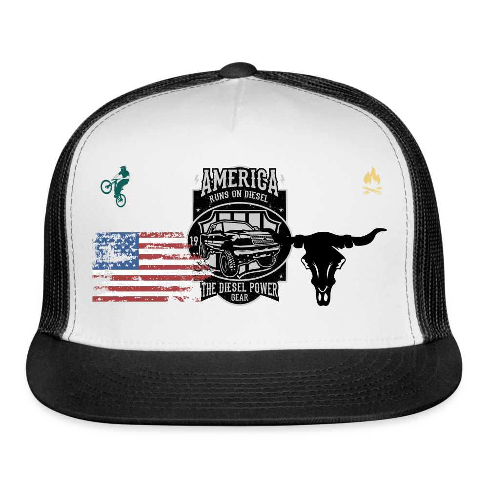 Trucker Hat - white/black