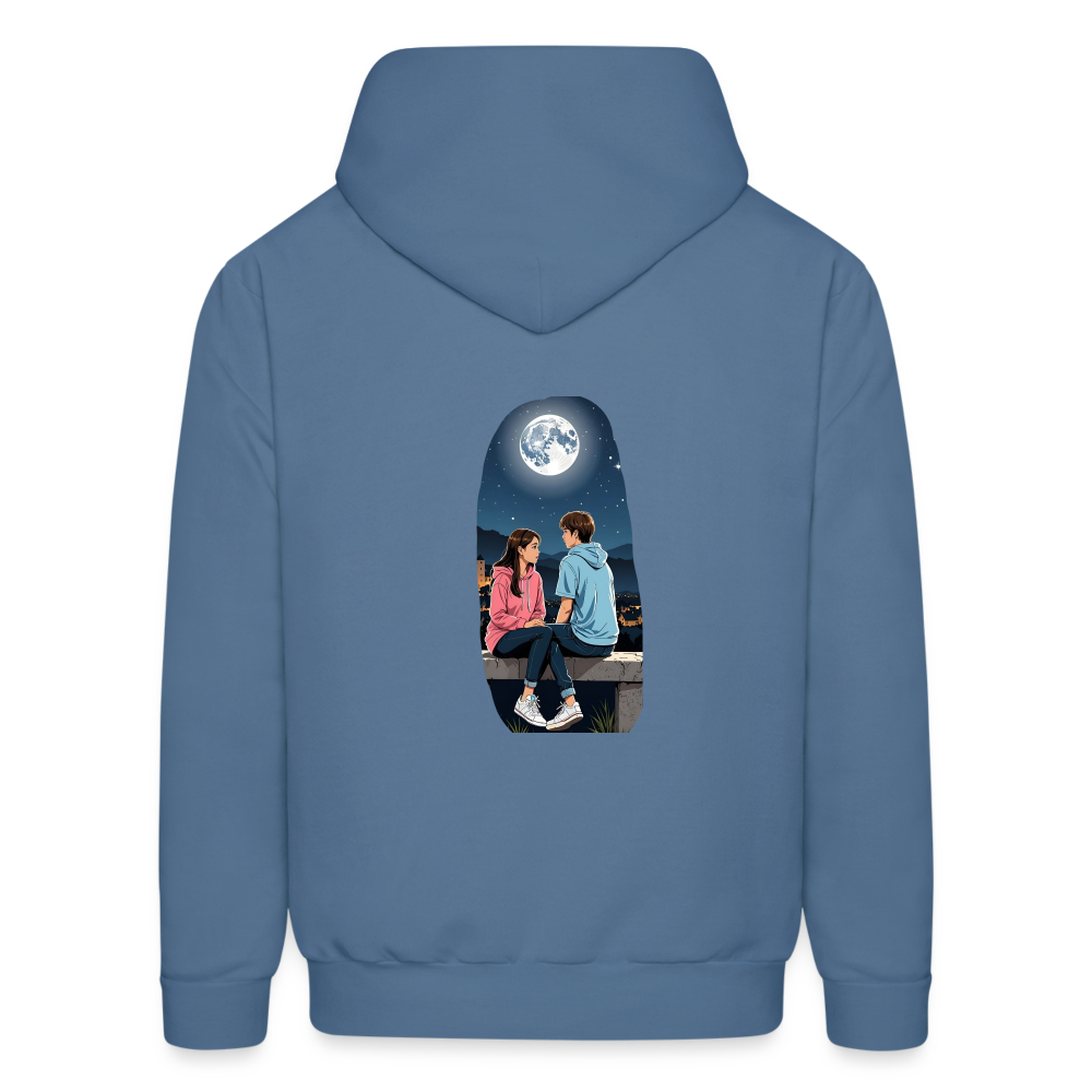 Men's Hoodie - denim blue