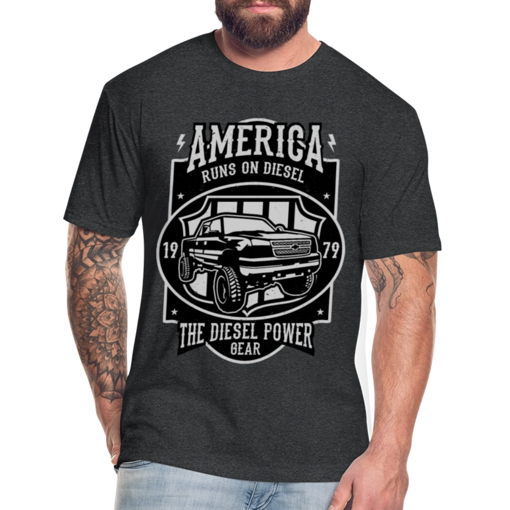 America cotton shirt - heather black