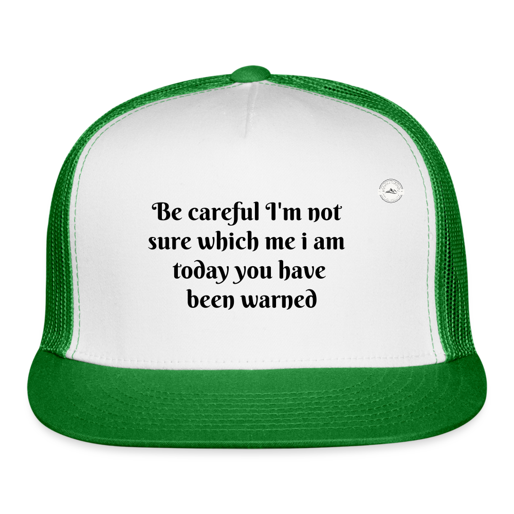 Trucker Hat - white/kelly green