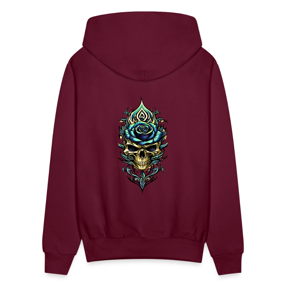 Roses Hoodie - burgundy