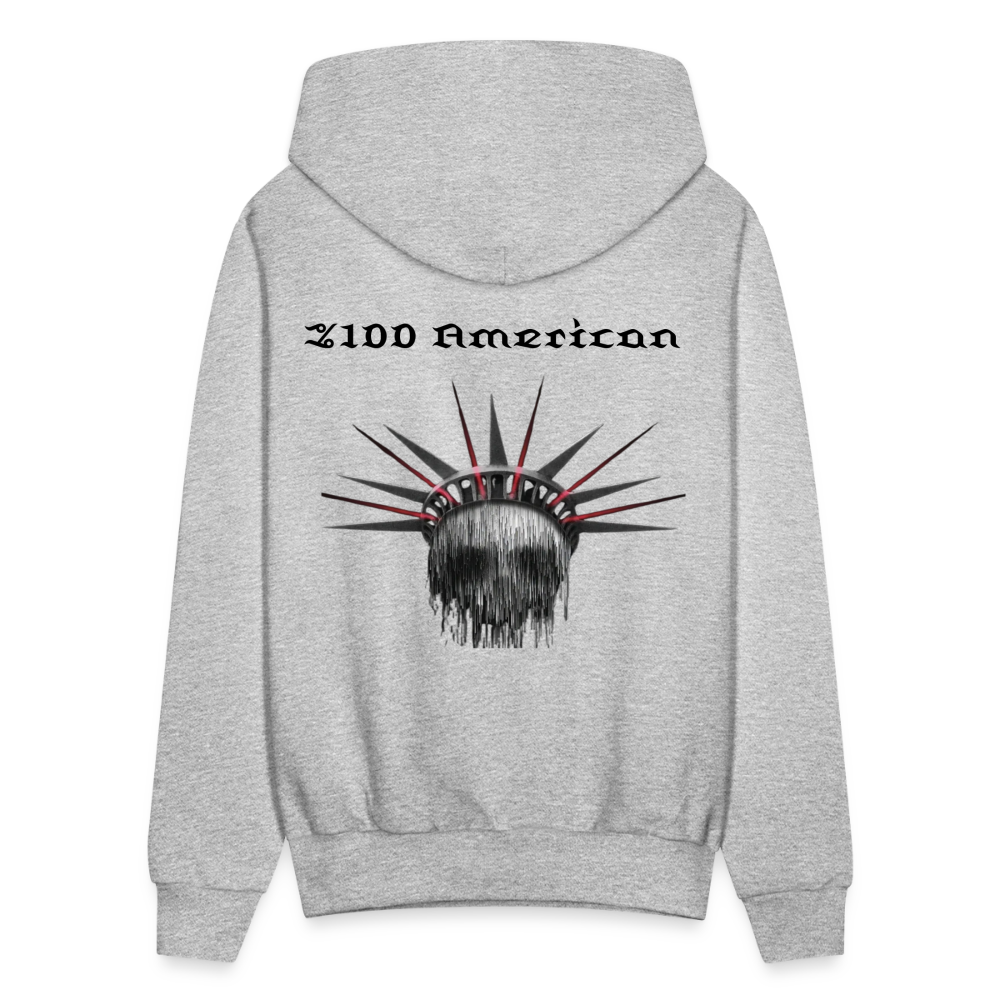 Most American  Hoodie - heather gray