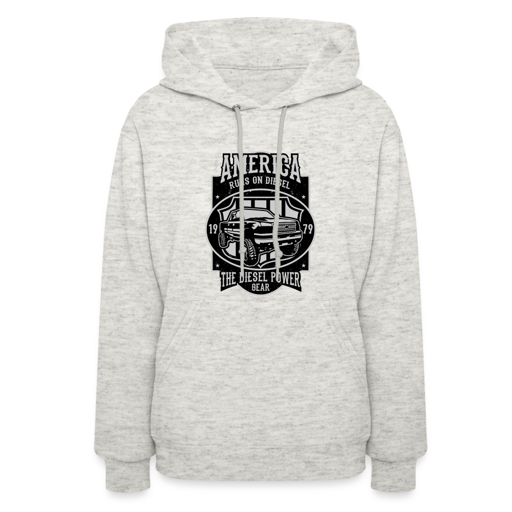 Women's Hoodie - heather oatmeal