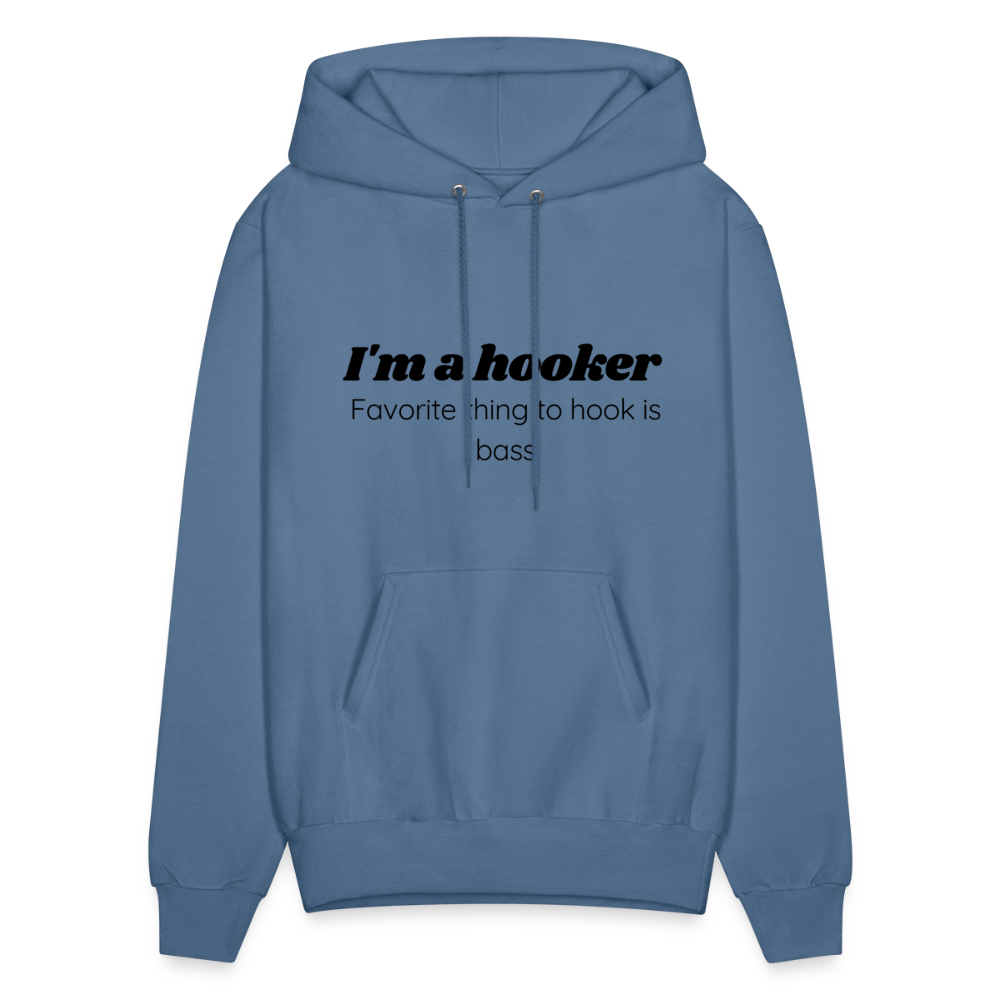 Hooker hoodie family friendly - denim blue