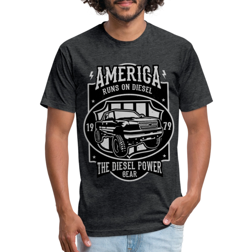 America cotton shirt - heather black