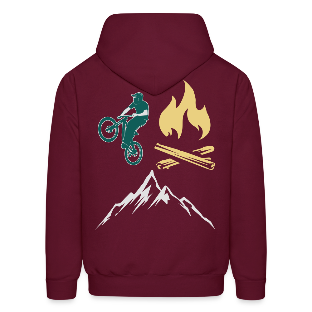 Men's Hoodie - burgundy