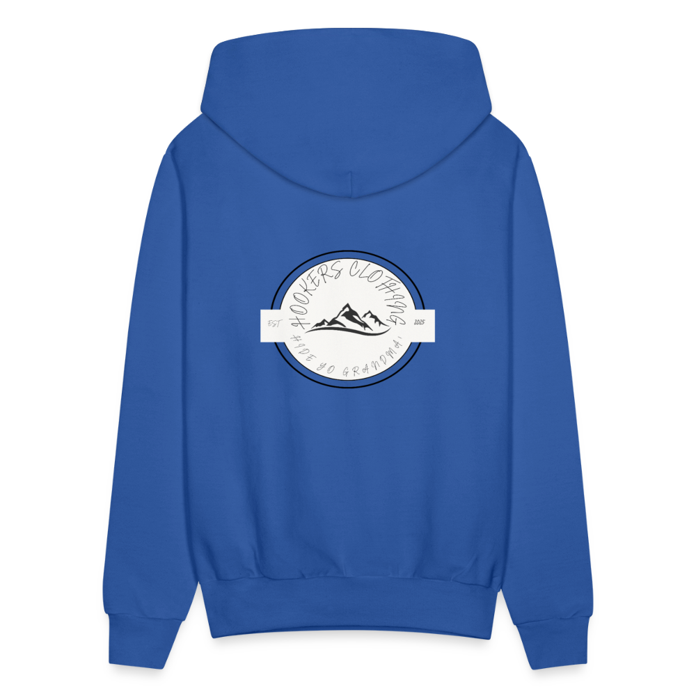 Hooker joke hoodie - royal blue